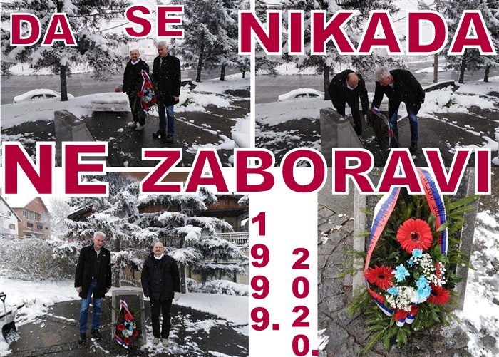 Dan početka NATO agresije na Srbiju u Topoli obeležen polaganjem venaca na spomenik žrtvama stradalim u toku agresije !!!