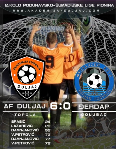 Pobeda pionira Akademije fudbala Duljaj !!!