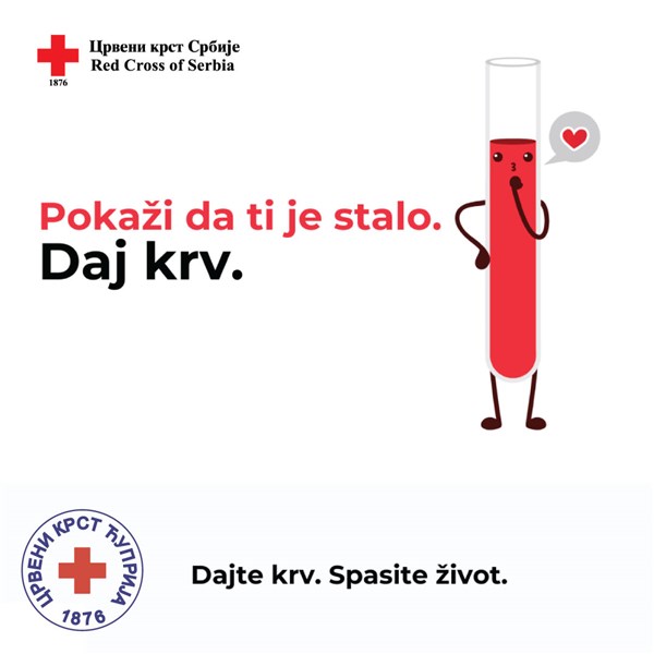Akcija dobrovoljnog davanja krvi u Ćupriji-POKAŽI DA TI JE STALO !