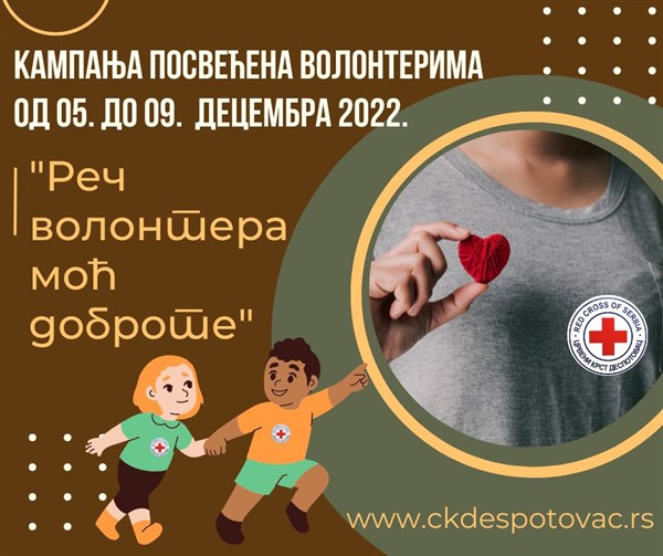 Završena kampanja „Reč volontera – moć dobrote“ u Despotovcu