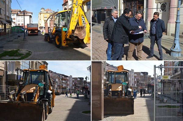 Počele pripreme za rekonstrukciju Krive čaršije i Topličine ulice-Predsednik Opštine Svilajnac obišao radove