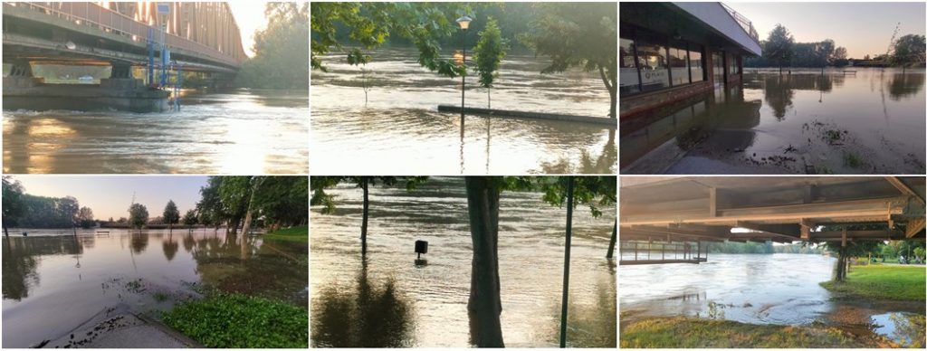 Velika Morava izašla iz svog korita i poplavila Moravski park u Ćupriji