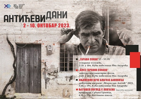 „Antićevi dani“ u Herceg Novom od 2. do 10. oktobra 2023.