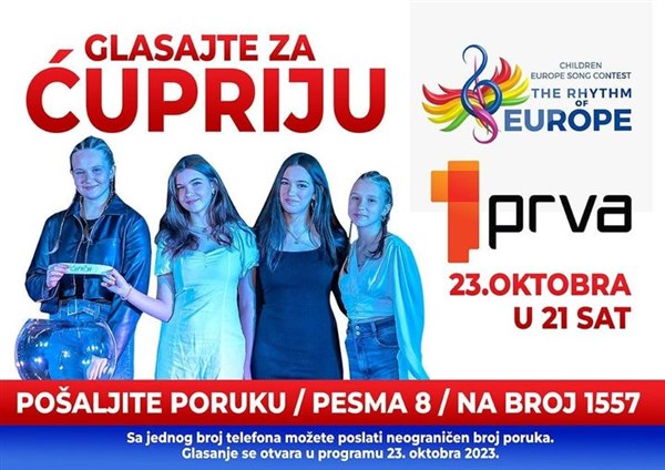 U ponedeljak finale najvećeg muzičkog takmičenja za decu i omladinu „Ritam Evrope“