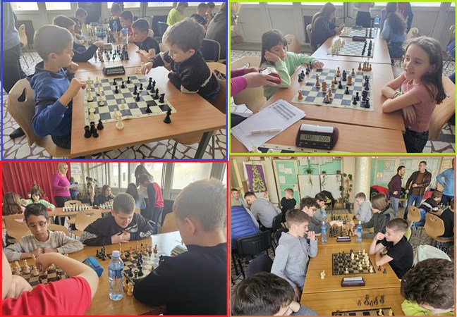 Na Opštinskom takmičenju u šahu, učenici OŠ „ĐURA JAKŠIČ“ iz Ćuprije pobednici u ekipnom takmičenju škola