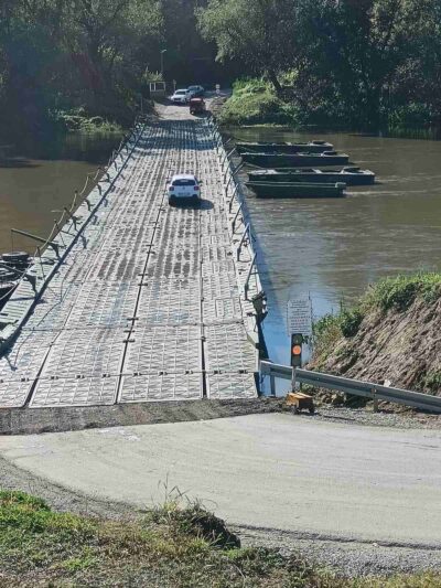 Sutra privremeno zatvoren pontonski most na Velikoj Moravi kod Svilajnca