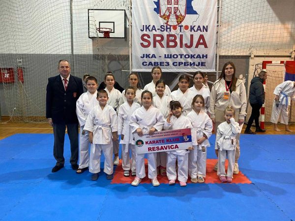 Uspeh karatista Resavice na prvenstvu Srbije