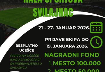 Svetosavski turnir u malom fudbalu u Svilajncu, bogat fond nagrada