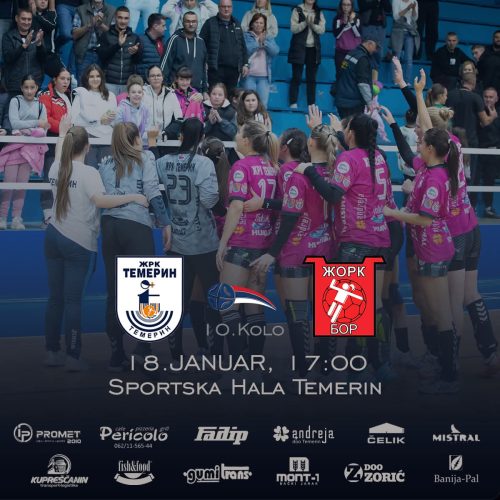 U nedelju 18.januara nastavlja se prvenstvo Arkus Super rukometne lige za žene