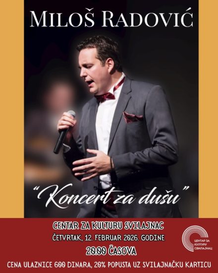 Koncert Miloša Radovića u Svilajncu