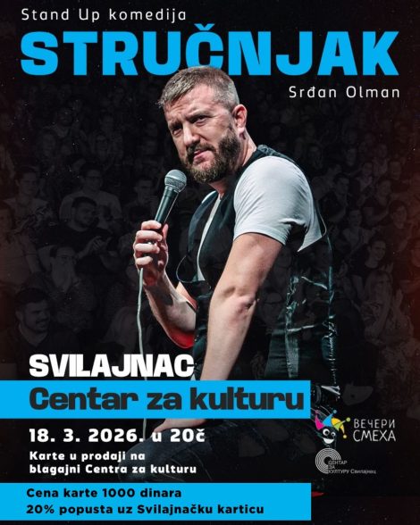 Stand up Komedija "Stručnjak"u Svilajncu
