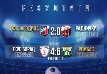 Odigrane utakmice 1/2 finala Kupa FS PO Jagodina