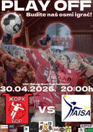 Pobeda Žork Jagodine u Rumi u Plaj-inu,poraz Boranki od Naise u plaj-offuArkus super rukometna liga za žene,plaj-off, plaj-in i Plaj-out