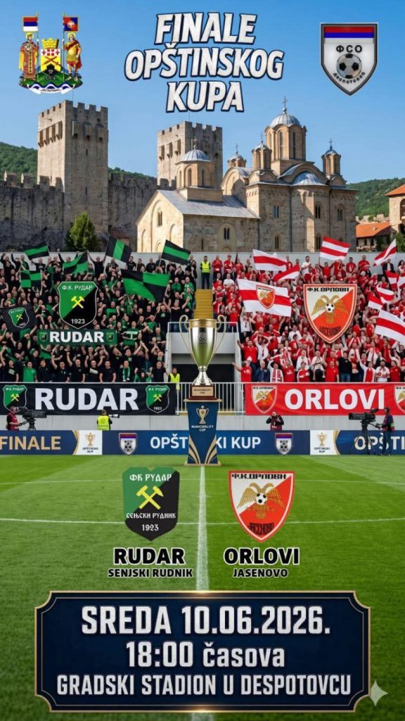 Finale Kupa FSO Despotovac u sredu u Despotovcu