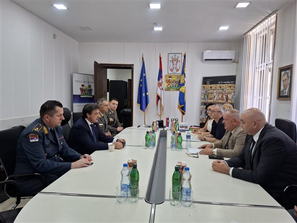 Gradonačelnik Cvetanović se sastao sa ministrom odbrane Bratislavom Gašićem
