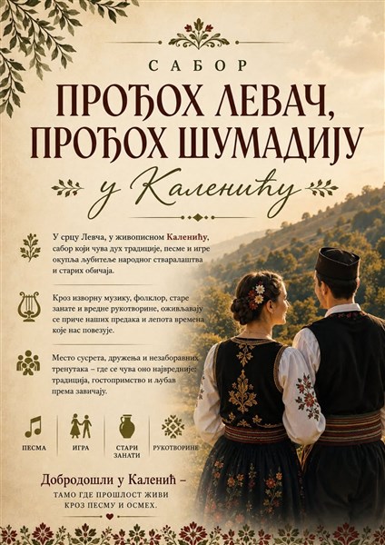 SABOR „PROĐOH LEVAČ, PROĐOH ŠUMADIJU“